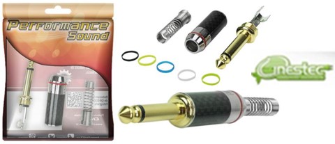 PLUG P10M FASHION METALICO GOLD