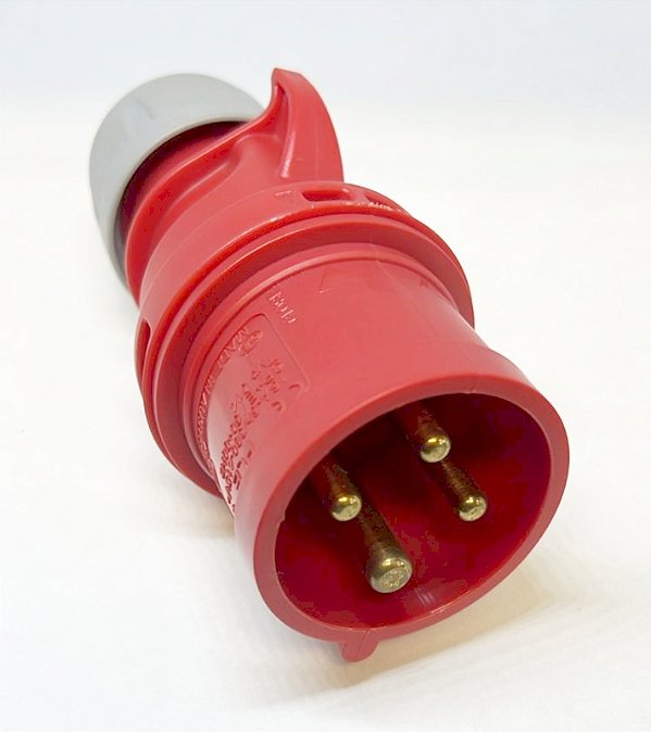 PLUGUE / TOMADA INDUSTRIAL MACHO 3P + T 16A