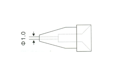 PONTA / BICO / BOCAL 21K105 1mm PARA ESTACOES HK-915 / HK-552 - N5 - 1