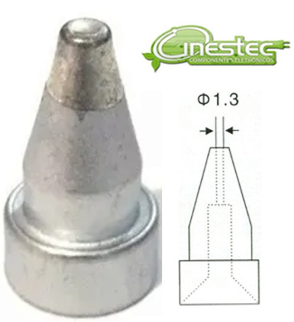 PONTA / BICO / BOCAL 21K107 1,3mm - N5-3 PARA ESTACOES HK-915 / HK-552