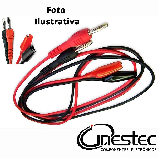 PONTA DE PROVA BANANA - GARRA JACARE - HK-23