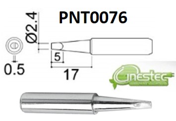 PONTA PARA ESTACAO FENDA 2,4MM - 900M-T-2,4D