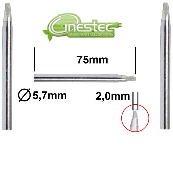 PONTA PARA FERRO DE SOLDA FENDA HIKARI PLUS e POWER 60W