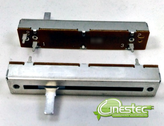 POTENCIOMETRO DESLIZANTE 200KB 45MM DE PERCURSO