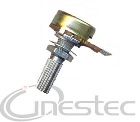 POTENCIOMETRO ROTATIVO 500KB 3 TERMINAIS 16mm L20/CI WH148-1