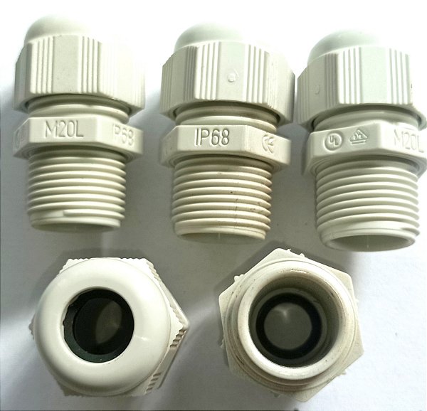 PRENSA CABO -TEC EM PA 6 M20 - CORPO LONGO- C/ INSERTO DE VEDACA