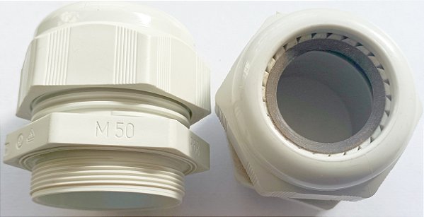 PRENSA CABO -TEC EM PA 6 M50 - ROSCA CURTA - COM INSERTO  CINZA