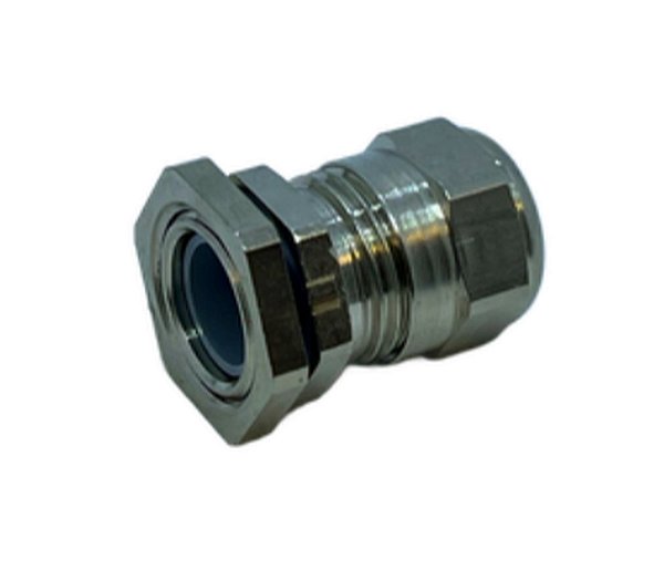 PRENSA CABO METALICO M16 x 1,5mm C/ CONTRA PORCA 4,0 a 9,5mm