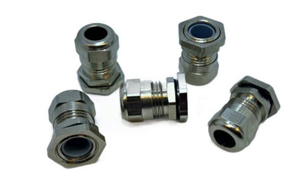 PRENSA CABO METALICO M16 x 1,5mm C/ CONTRA PORCA 4,0 a 9,5mm