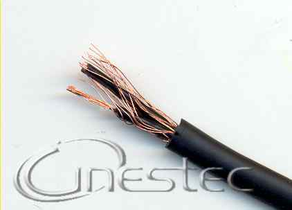 PROFESSIONAL AUDIO FREQUENCY CABLE 2 x 0,32mm PRETO