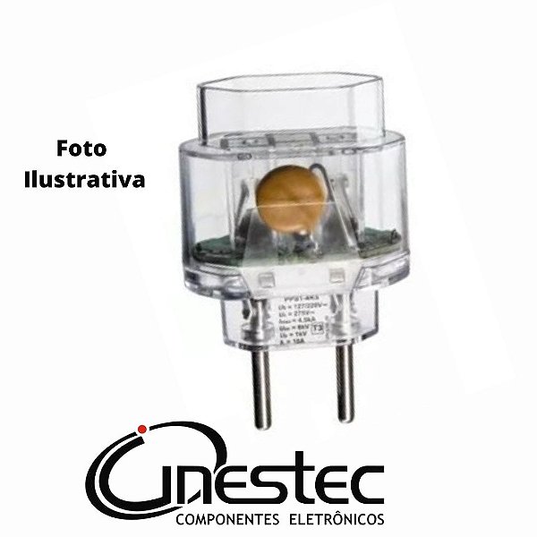PROTETOR PORTATIL CONTRA SURTOS ELETRICOS 10A - PPS1-4K5 - 2P - Cristal