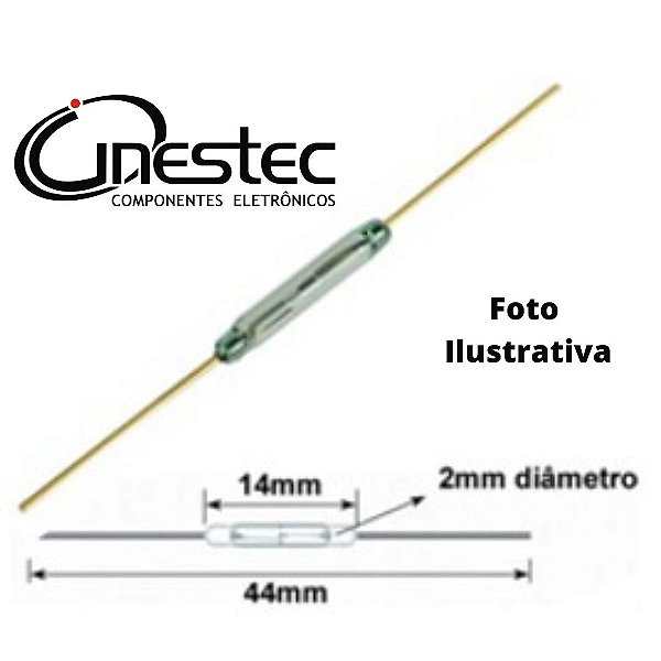 REED SWITCH 14mm GOLD - NA