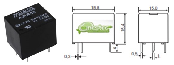 RELE 12V-10A  AZ1RC2