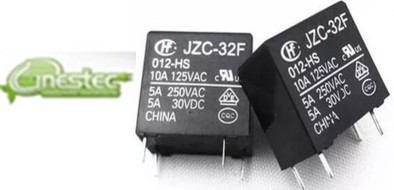 RELE JZC-32F 5A / 3A 250VAC - PLACA AR CONDICIONADO SPLIT