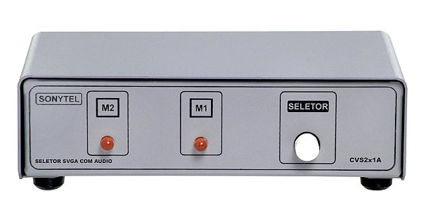 SELETOR DE SINAL VGA   AUDIO CVS 2X1A
