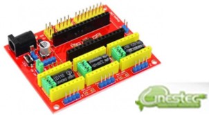 SHIELD CONTROLADOR CNC V4 PARA IMPRESSORA 3D PARA DRIVERS A4988 OU