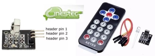 SHIELD CONTROLE REMOTO IR COM RECEPTOR VS1838B