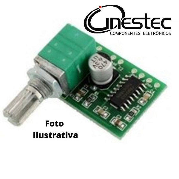 SHIELD MODULO AMPLIFICADOR DE SOM ESTEREO - PAM8403 - 5V 2x3W