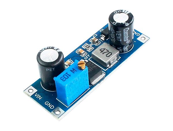 SHIELD REGULADOR DE TENSAO AJUSTAVEL 0,8A XL7015 STEP DOWN DC x DC