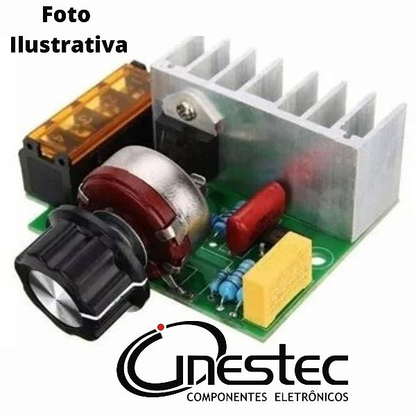 SHIELD REGULADOR DE TENSAO DIMMER 4000W - 220V