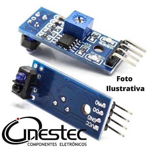 SHIELD SENSOR SEGUIDOR DE TRILHA LINHA COM POTENCIOMETRO - TCRT5000