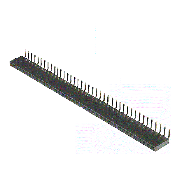 SOQUETE DE BARRA  DUBOX  1X40 MCI 90 graus 2,54MM