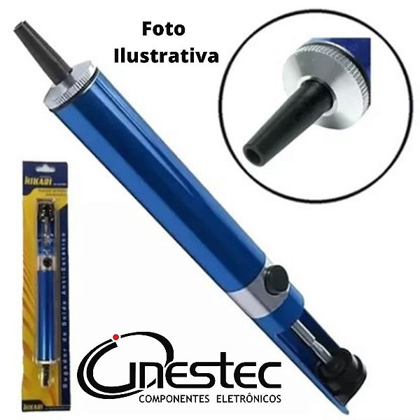 SUGADOR DE SOLDA ANTI-ESTATICO METALICO - HK-192 ESD