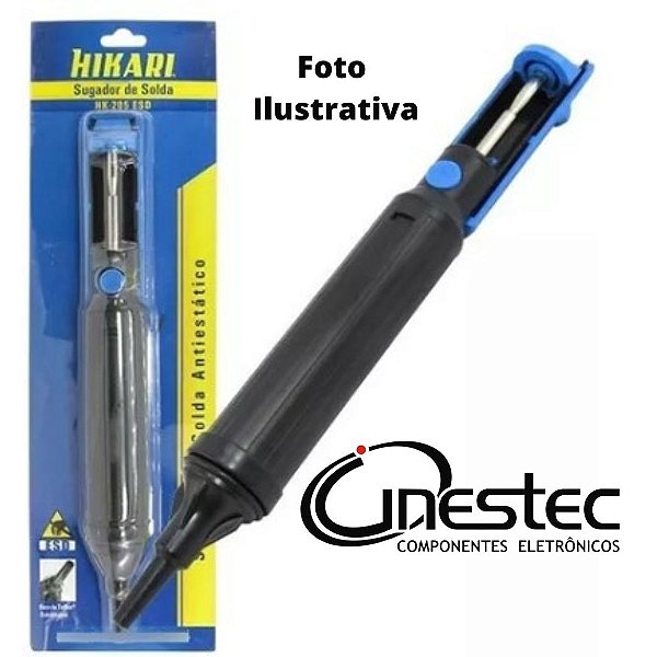 SUGADOR DE SOLDA ANTIESTATICO - HK-205 ESD