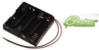 SUPORTE DE BATERIAS 18650 - 4 BATERIAS