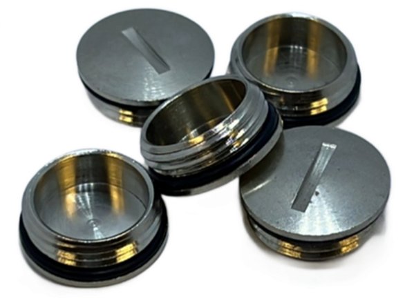 TAMPAO REDONDO - LATAO NIQ - PG 11 - COM O-RING 5pçs