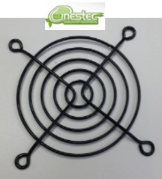 TELA  / GRELHA METAL. 120 X 120MM  PRETO