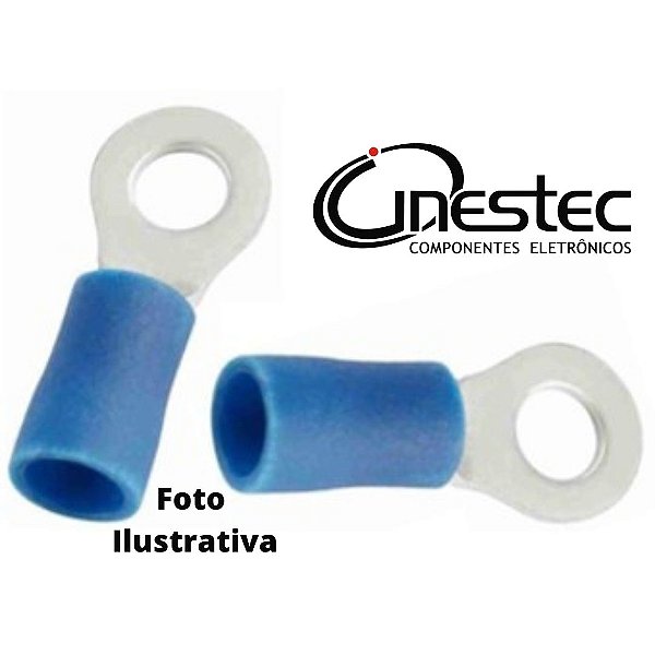 TERMINAL OLHAL ISOLADO CABO 1,5 A 2,5mm / FURO 5mm - RVS2-5