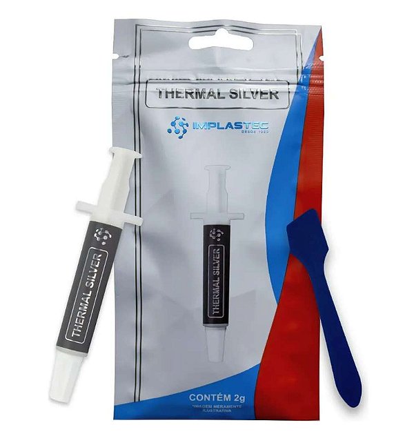 THERMAL SILVER SERINGA 2g PASTA TERMICA IMPLASTEC