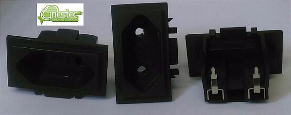 TOMADA DE FORCA BIPOLAR PARA PAINEL ENCAIXE  250V / 10A