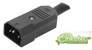 TOMADA PINO AC - TRIPOLAR 3P, MACHO