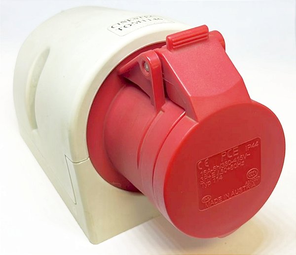 TOMADA INDUSTRIAL SOBREPOR 16A - 400V