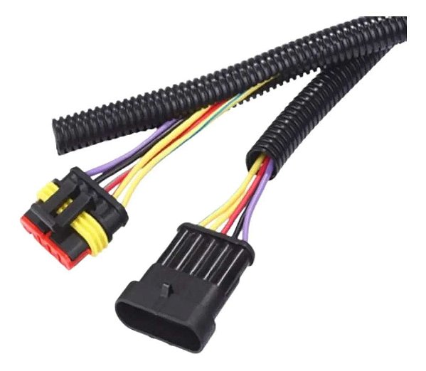 TUBO CORRUGADO (PA6) - NW4,5 - PRETO CORTADO ROLO 10M