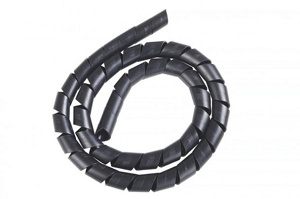 TUBO ESPIRAL / ORGANIZADOR 19MM PRETO