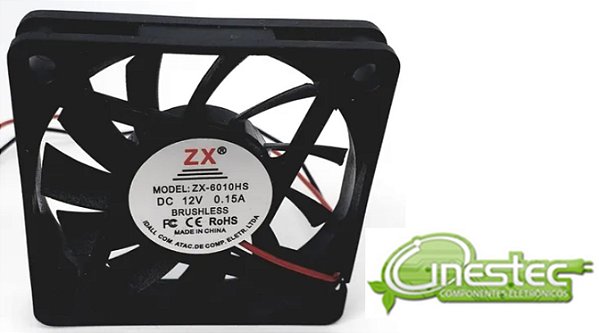 VENT. COOLER 12V 60 X 60 X 10mm