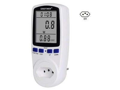 WATTIMETRO / MEDIDOR DE CONSUMO ENERGIA PARA 110/127V 15A 1800W