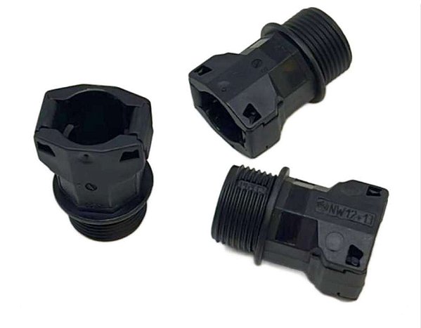 KIT 10PÇS CON. RAPIDA RETA S/ CONTRA PORCA PG13 / NW12+13 CZ