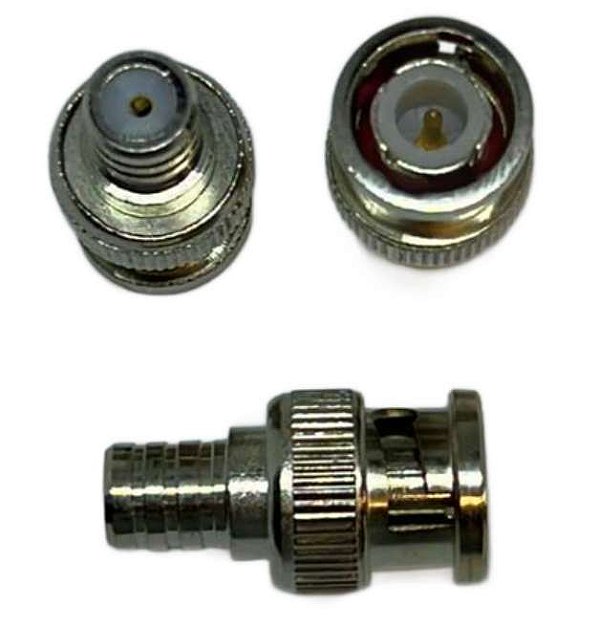 CONECTOR BNC MACHO RETO ENCAIXE COAXIAL