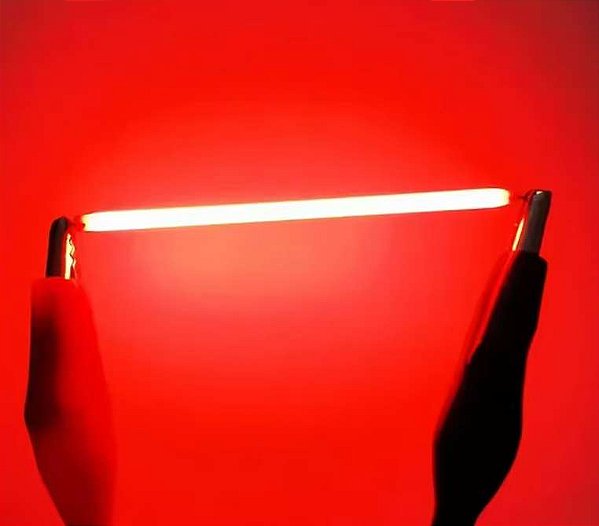 LED FILAMENTO RÍGIDO 38mm 3V VERMELHO