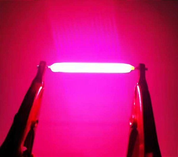 LED FILAMENTO RÍGIDO 38mm 3V ROSA / PINK