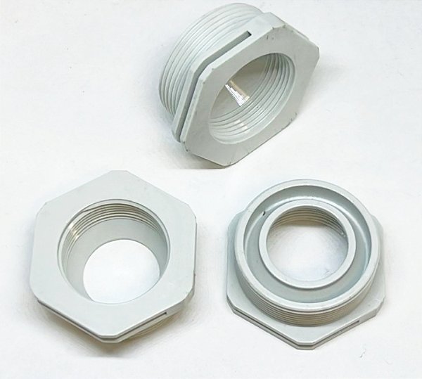 KIT 10PÇS REDUTOR HEXAGONAL PG29 PARA PG21  EM PA6 CZ