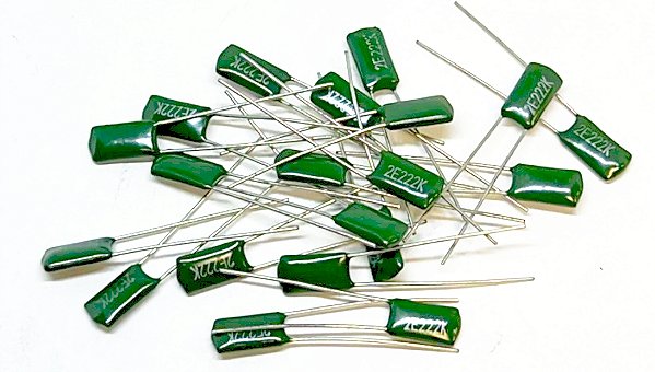 KIT 20PÇS CAPACITOR POLIESTER  2K2PF X 250V ou 2,2NF x 250V