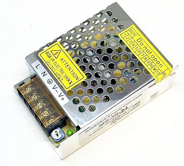 FONTE CHAVEADA METALICA 24V x 1,5A - 35W