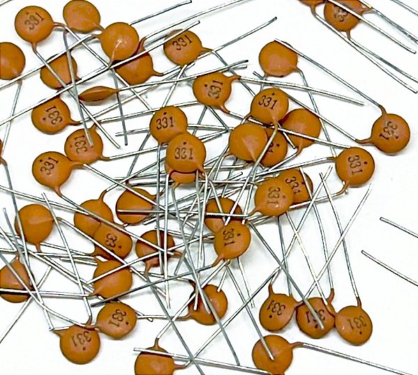 KIT 100PÇS CAPACITOR CERAMICO 330PF X 50V