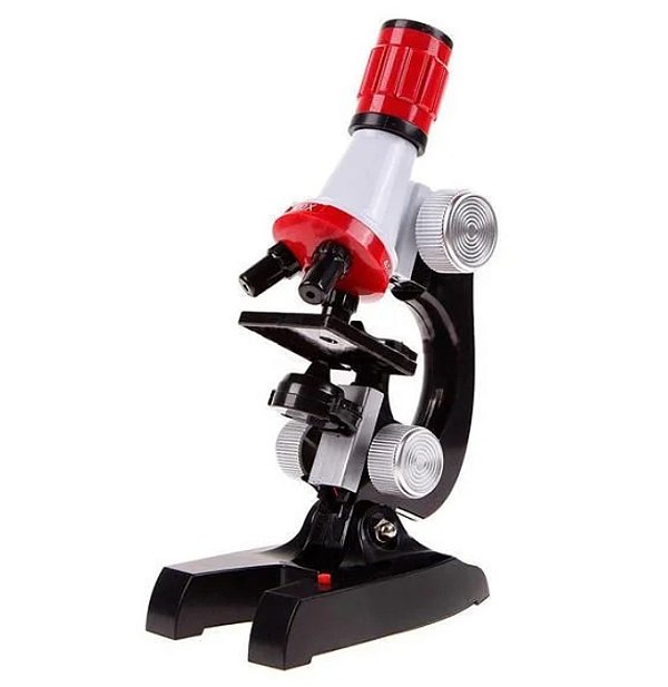 KIT EDUCACIONAL MICROSCOPIO CIENTIFICO 100X-400X-1200X