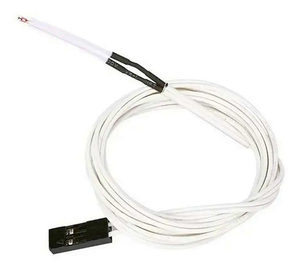 RESISTOR NTC / TERMISTOR 100K / 3950 - CABO DE 1M E CONECTOR 3D